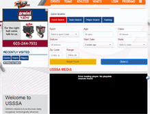 Tablet Screenshot of gslsports.com